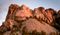 Wide shot of Mount Rushmore