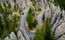 Aerial shot of the Needles Highway