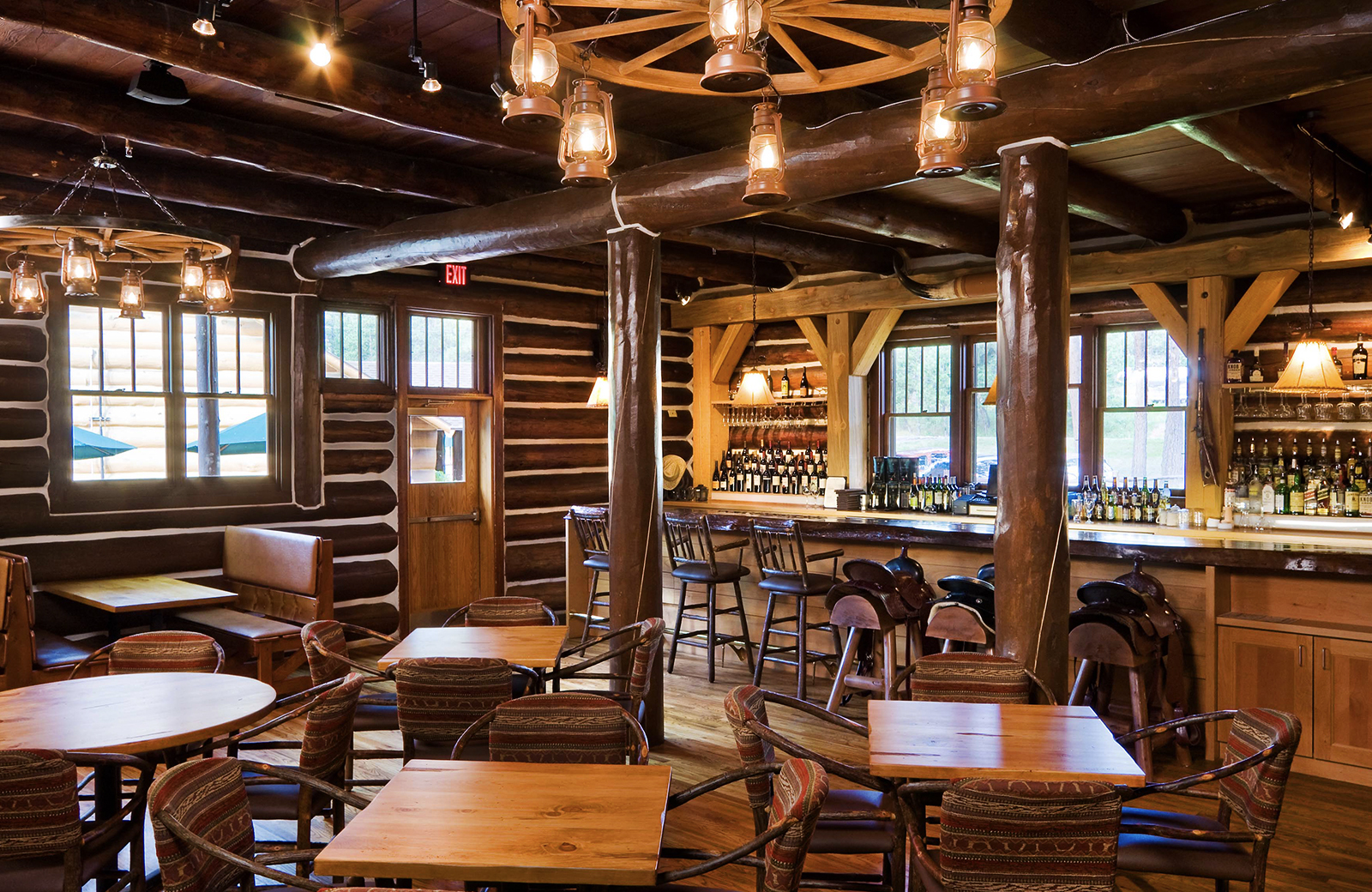 Dining area at Blue Bell
